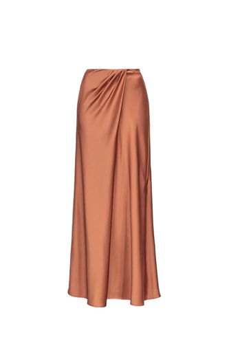 Draped Straight Hem Maxi Skirt - Pinko - Modalova