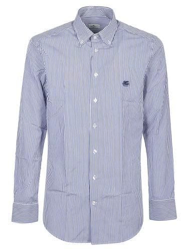 Fuji Botton Down Logo Slim Shirt - Etro - Modalova