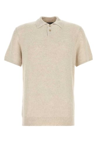 A. P.C. Melange Viscose Blend Polo Shirt - A.P.C. - Modalova