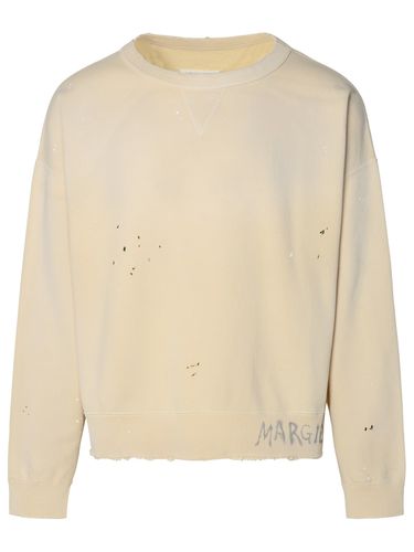 Cream Cotton Sweatshirt - Maison Margiela - Modalova