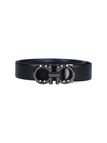 Ferragamo gancini Reversible Belt - Ferragamo - Modalova