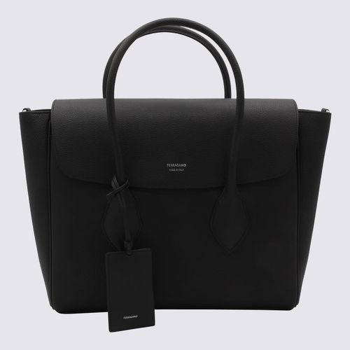 Leather Easy West Tote Bag - Ferragamo - Modalova