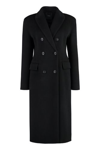 Pinko Wool Long Coat - Pinko - Modalova