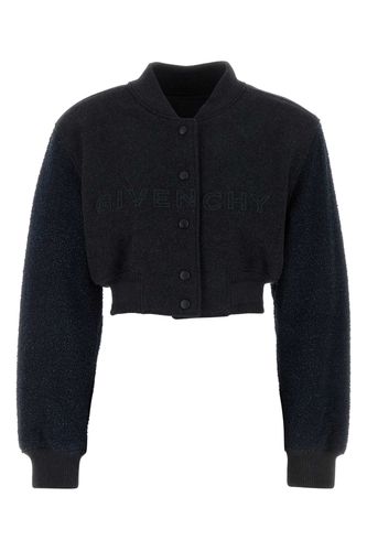 Wool Blend Bomber Jacket - Givenchy - Modalova