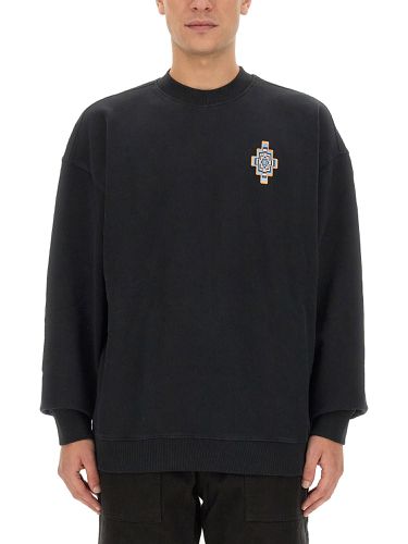 Optical Cross Sweatshirt - Marcelo Burlon - Modalova