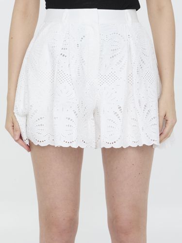 Self-portrait Sangallo Lace Shorts - self-portrait - Modalova