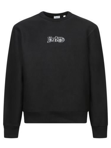 Black Cotton Blend Sweatshirt - Burberry - Modalova