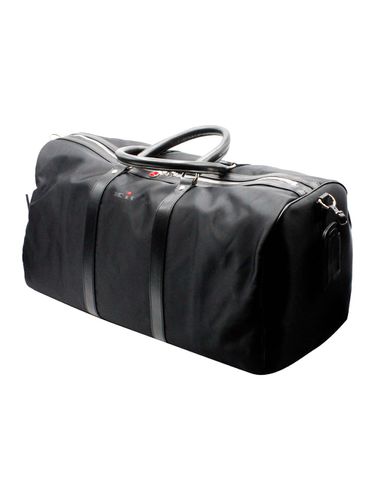 Travel Bag In Technical Fabric With Leather Inserts And Logo, Shoulder Strap Supplied 52 X 30 X 125 Cm - Kiton - Modalova
