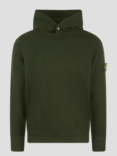 Stone Island Snap Collar Hoodie - Stone Island - Modalova