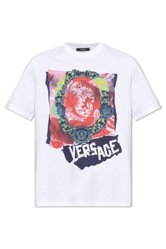 Pattern-printed Crewneck T-shirt - Versace - Modalova