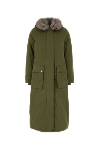 Army Green Cotton Blend Arctic Parka - Woolrich - Modalova