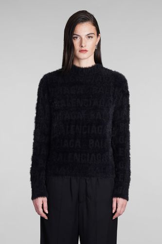 Balenciaga Knitwear In Black Wool - Balenciaga - Modalova