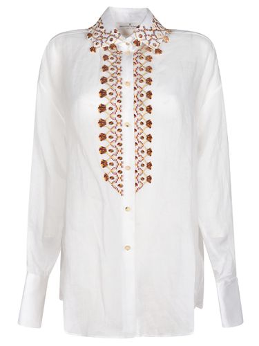 Buttoned Long-sleeved Shirt - Ermanno Scervino - Modalova