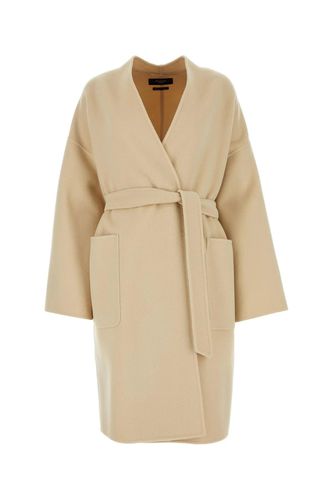 Valentino Ivory Cashmere Eris Coat - Valentino - Modalova