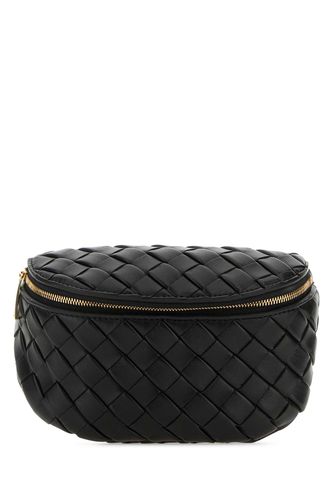 Black Leather Mini Padded Belt Bag - Bottega Veneta - Modalova