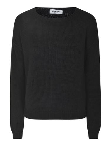 Base Plain Knit Ribbed Sweater - Base - Modalova