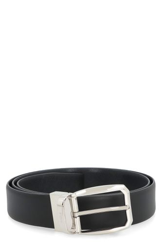 Zegna Reversible Leather Belt - Zegna - Modalova