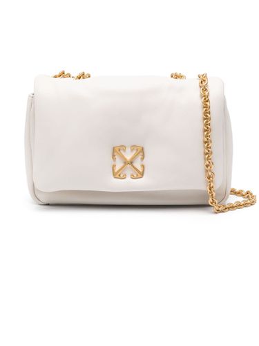 Off- Jitney Nappa Shoulder Bag - Off-White - Modalova