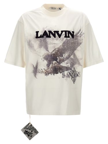 Lanvin Logo Print T-shirt - Lanvin - Modalova