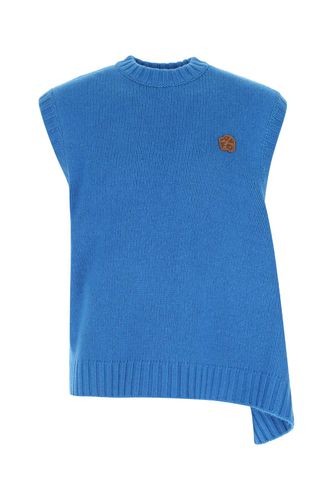Turquoise Wool Blend Oversize Vest - Ader Error - Modalova