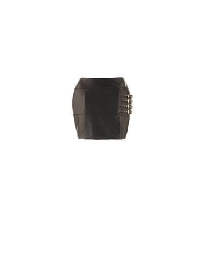 John Richmond Leather Miniskirt - John Richmond - Modalova