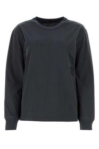 Charcoal Cotton T-shirt - T by Alexander Wang - Modalova