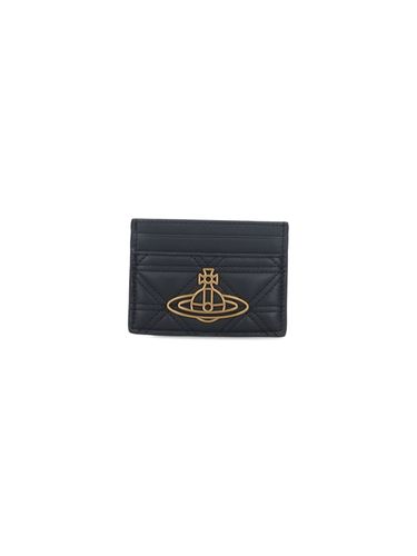 Quilted Logo Card Holder - Vivienne Westwood - Modalova