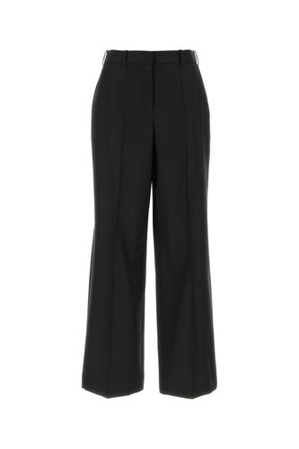 Loewe Black Wool Wide-leg Pant - Loewe - Modalova