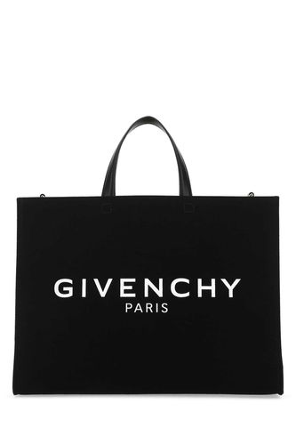 Black Canvas Medium G Shopping Bag - Givenchy - Modalova