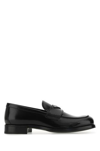 Prada Black Leather Loafers - Prada - Modalova