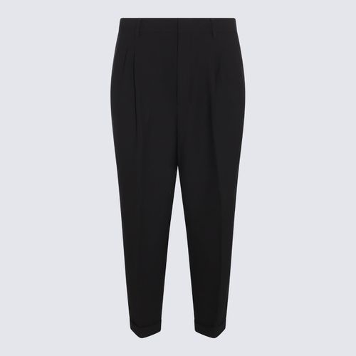 Black Wool Blend Trousers - Ami Alexandre Mattiussi - Modalova