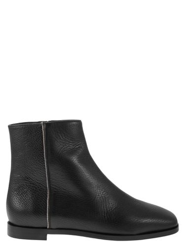 Grained Leather Ankle Boots - Fabiana Filippi - Modalova