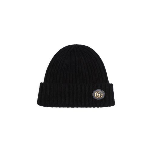 Gucci Double G Knitted Beanie - Gucci - Modalova