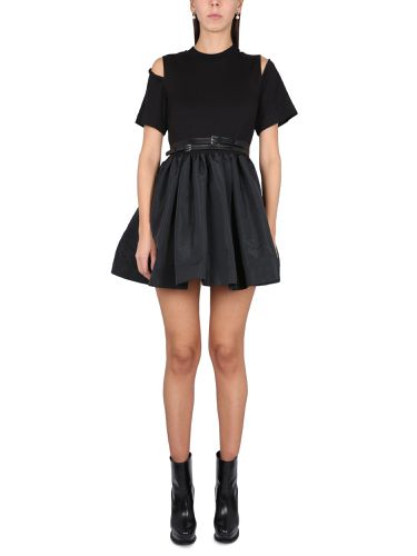 Slashed Hybrid Mini Dress - Alexander McQueen - Modalova