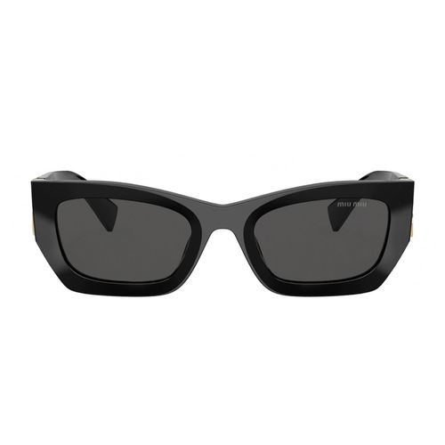 Mu 09ws Miu Glimpse 1ab5s0 Black Sunglasses - Miu Miu - Modalova