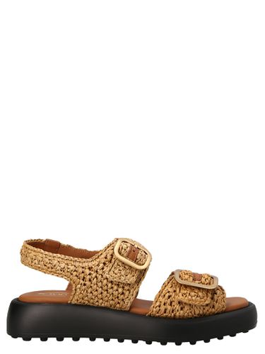 Tod's Raffia Sandals - Tod's - Modalova