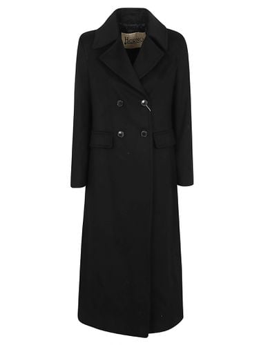 Herno Long Wool Coat - Herno - Modalova