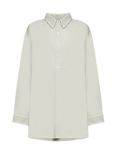 Lemaire Sand Denim Oversize Shirt - Lemaire - Modalova