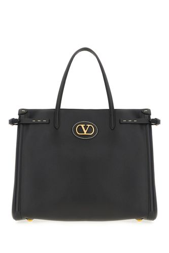 Black Leather Handbag - Valentino Garavani - Modalova