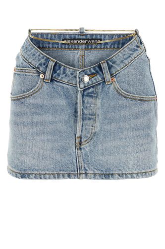 Chain-link Denim Mini Skirt - Alexander Wang - Modalova