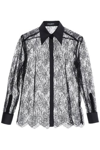 Chantilly Lace Shirt - Dolce & Gabbana - Modalova