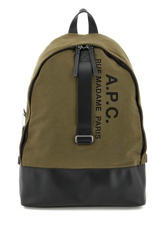 A. P.C. Leather And Canvas Backpack - A.P.C. - Modalova