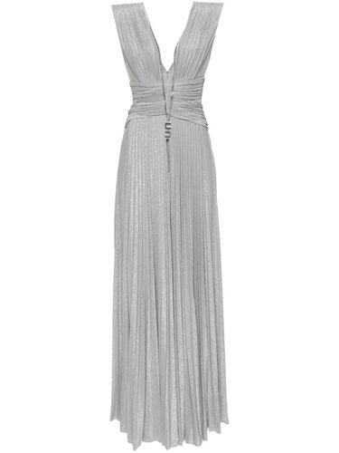 V Neck Long Dress - Elisabetta Franchi - Modalova