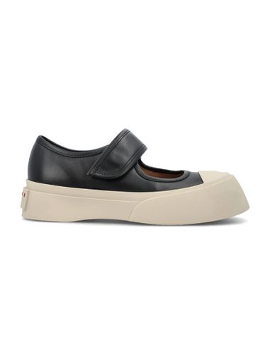 Marni Black Leather Sandals - Marni - Modalova