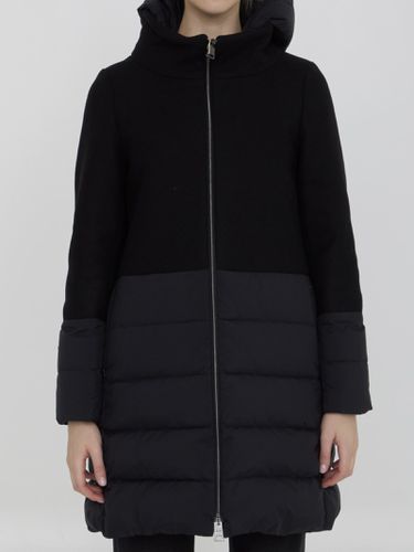 Herno Coat In Wool And Nylon - Herno - Modalova