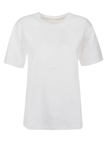 Puff Logo Bound Neck Essential T-shirt - Alexander Wang - Modalova