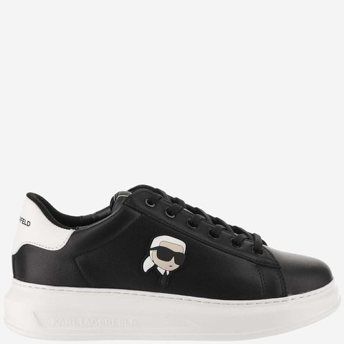 Leather Sneakers With Logo - Karl Lagerfeld - Modalova