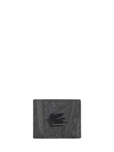 Pegaso Embroidered Bi-fold Wallet - Etro - Modalova