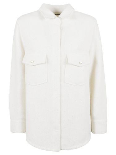 Buttoned Pocket Oversized Jacket - Bruno Manetti - Modalova