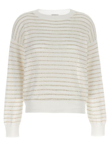 Sequin Stripes Sweater - Brunello Cucinelli - Modalova